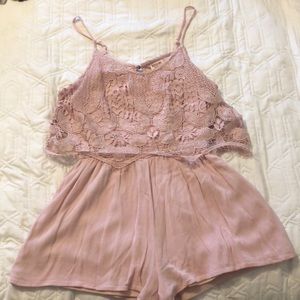 blush romper
